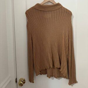 MM6 Maison Margiela Womens Beige Sweater, size XS